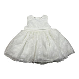 Mini Banda Abito Cerimonia Giromanica Tinta Unita per Neonata 35732 BIANCO MINI BANDA 
