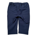 Mini Banda Pantalone Tinta Unita con Elastico In Vita per Neonato 3B622X BLU MINI BANDA 