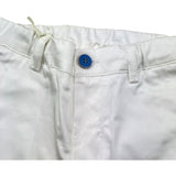 Minibanda Pantalone Tinta Unita con Elastico In Vita per Neonato 3B616 BIANCO MINIBANDA 