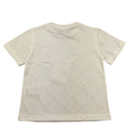 Miss Blumarine T-Shirt Girocollo Tinta Unita con Brillantini per Bambina BGTS002 BIANCO MISS BLUMARINE 
