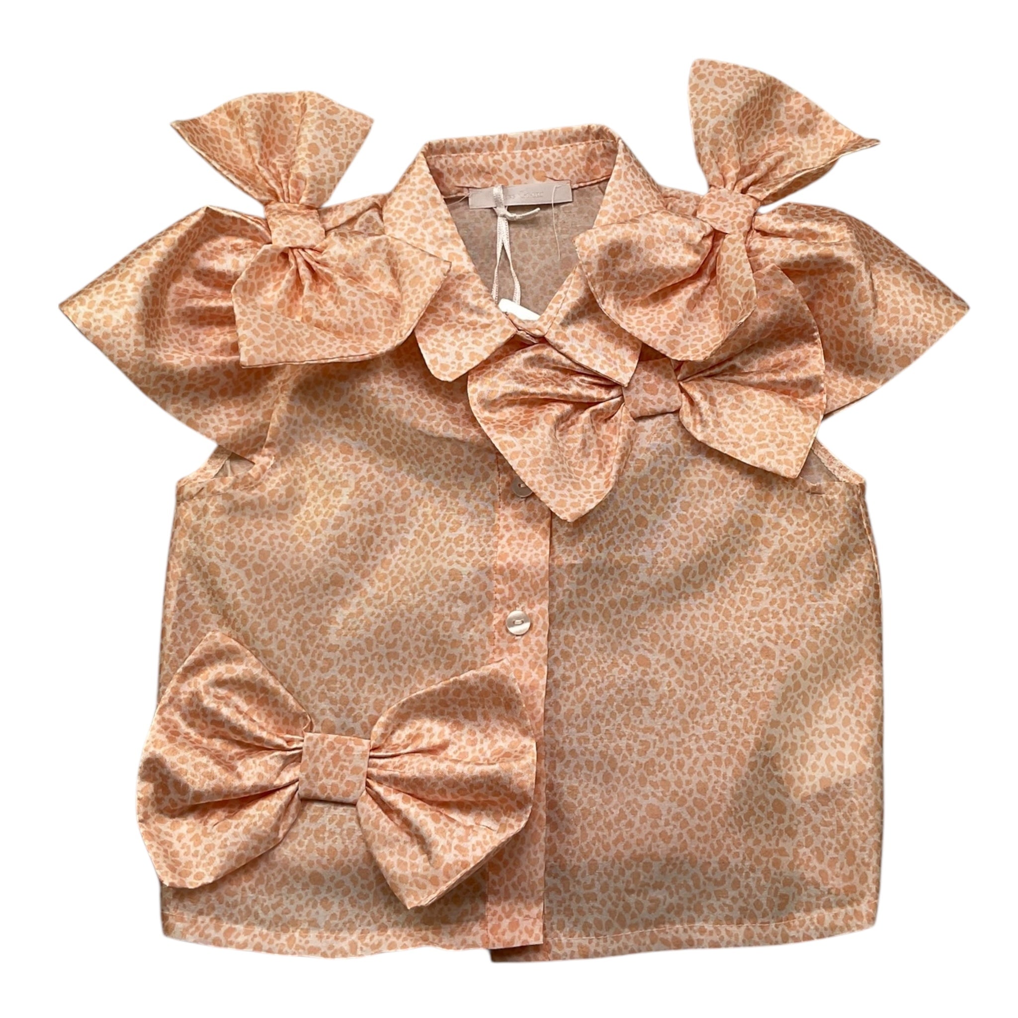 Miss Grant Camicia Mezza Manica Fantasia Maculata per Bambina MG1234J PESCA MISS GRANT 