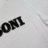 Missoni T-Shirt Girocollo Tinta Unita con Paillettes per Bambina MV8A11 BIANCO MISSONI 