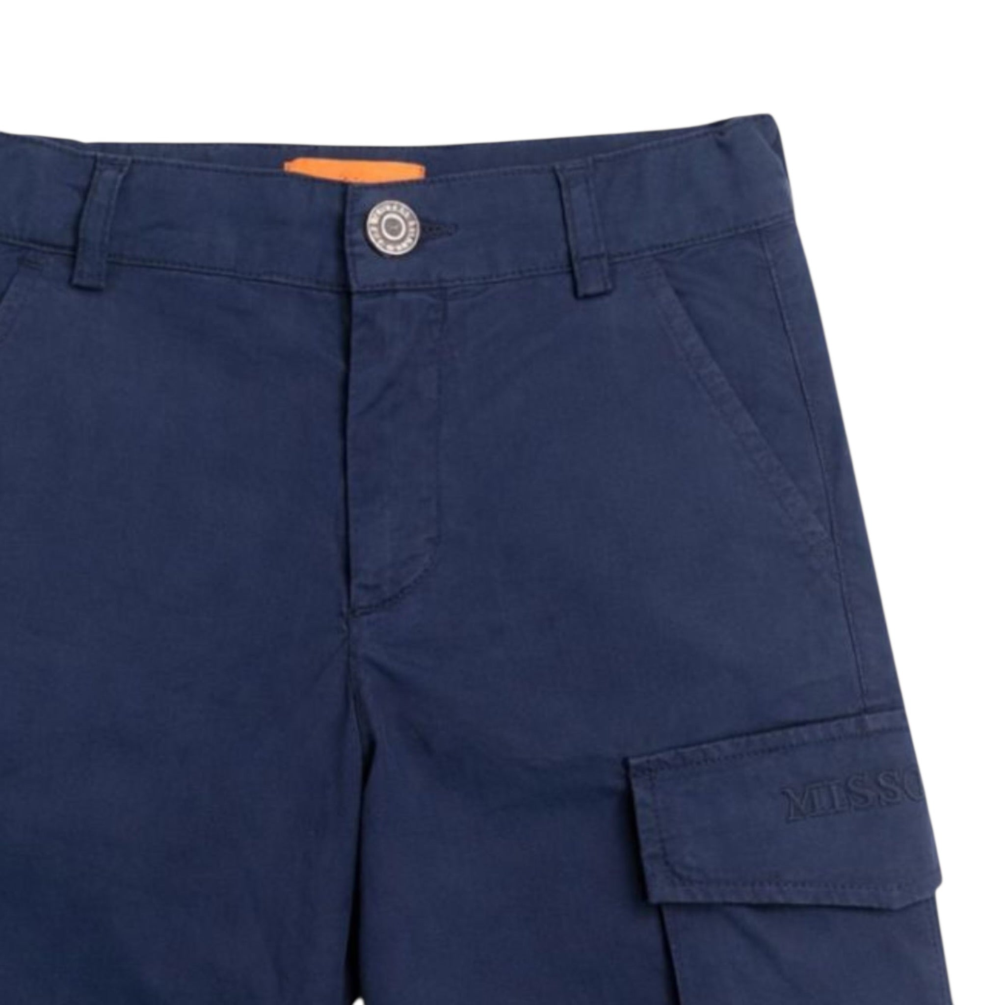 Missoni Bermuda Tinta Unita con Tasche America per Bambino MW6Q79 BLU MISSONI 