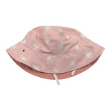 Monnëka Cappello Modello Pescatore Tinta Unita con Fantasia per Neonata 032024 ROSA Monnëka 