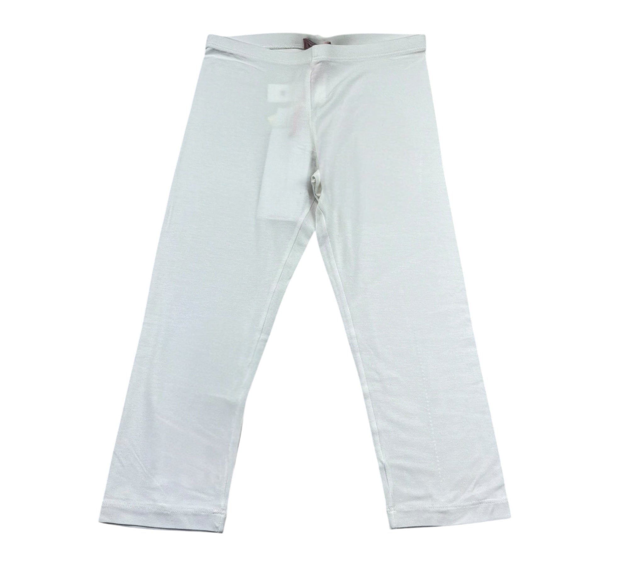 Monnalisa Leggins Tinta Unita con Strass per Bambina 117400AB BIANCO MONNALISA 