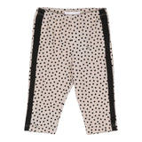 Monnalisa Leggins Tinta Unita Fantasia Pois per Bambina 11A410 BEIGE MONNALISA 