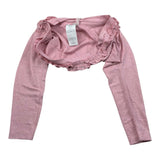 Monnalisa Coprispalle Tinta Unita con Rouches per Neonata 175800N ROSA MONNALISA 
