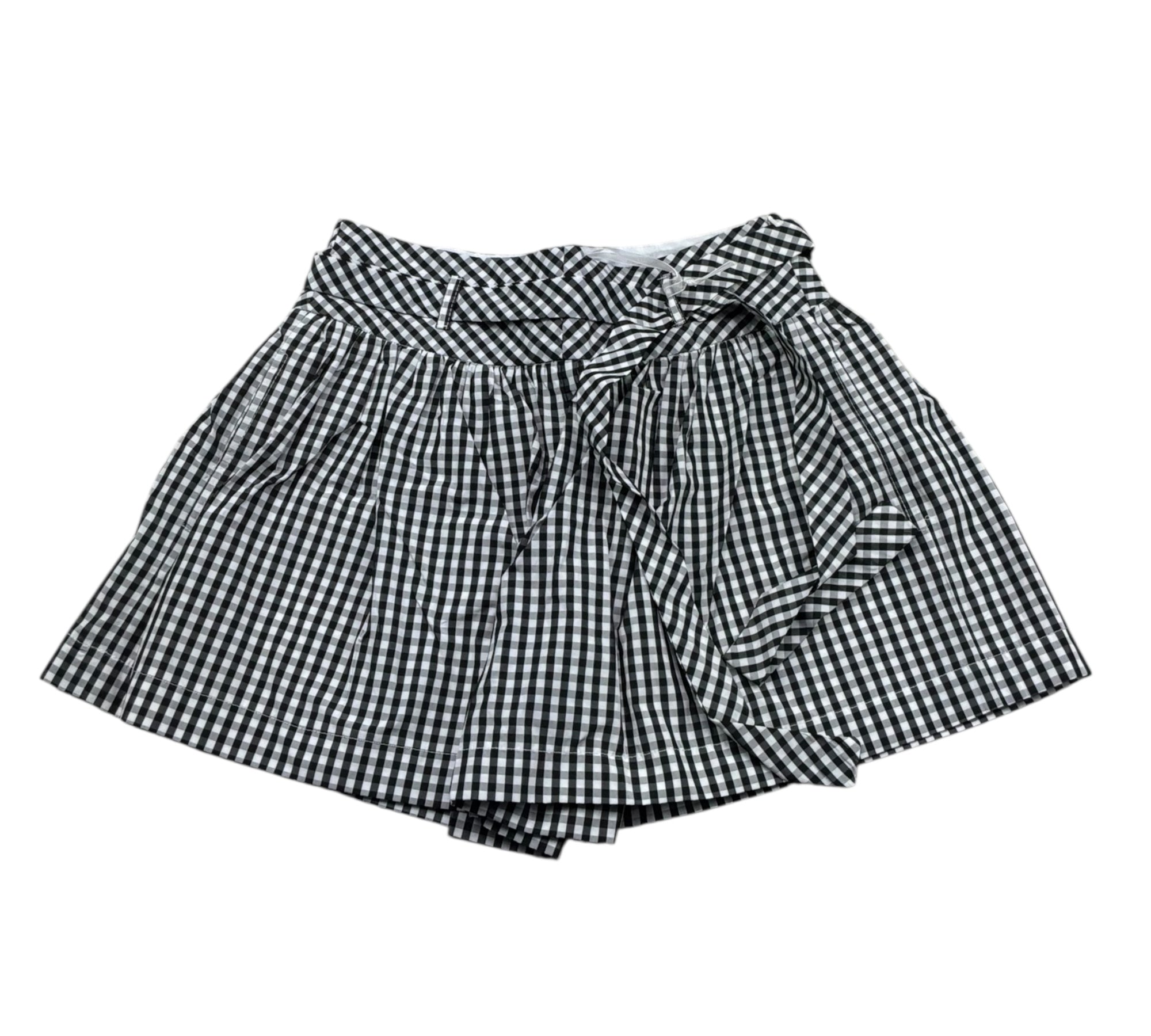 Monnalisa Short Fantasia Quadretti Bicolore per Bambina 177404 BIANCO/NERO MONNALISA 