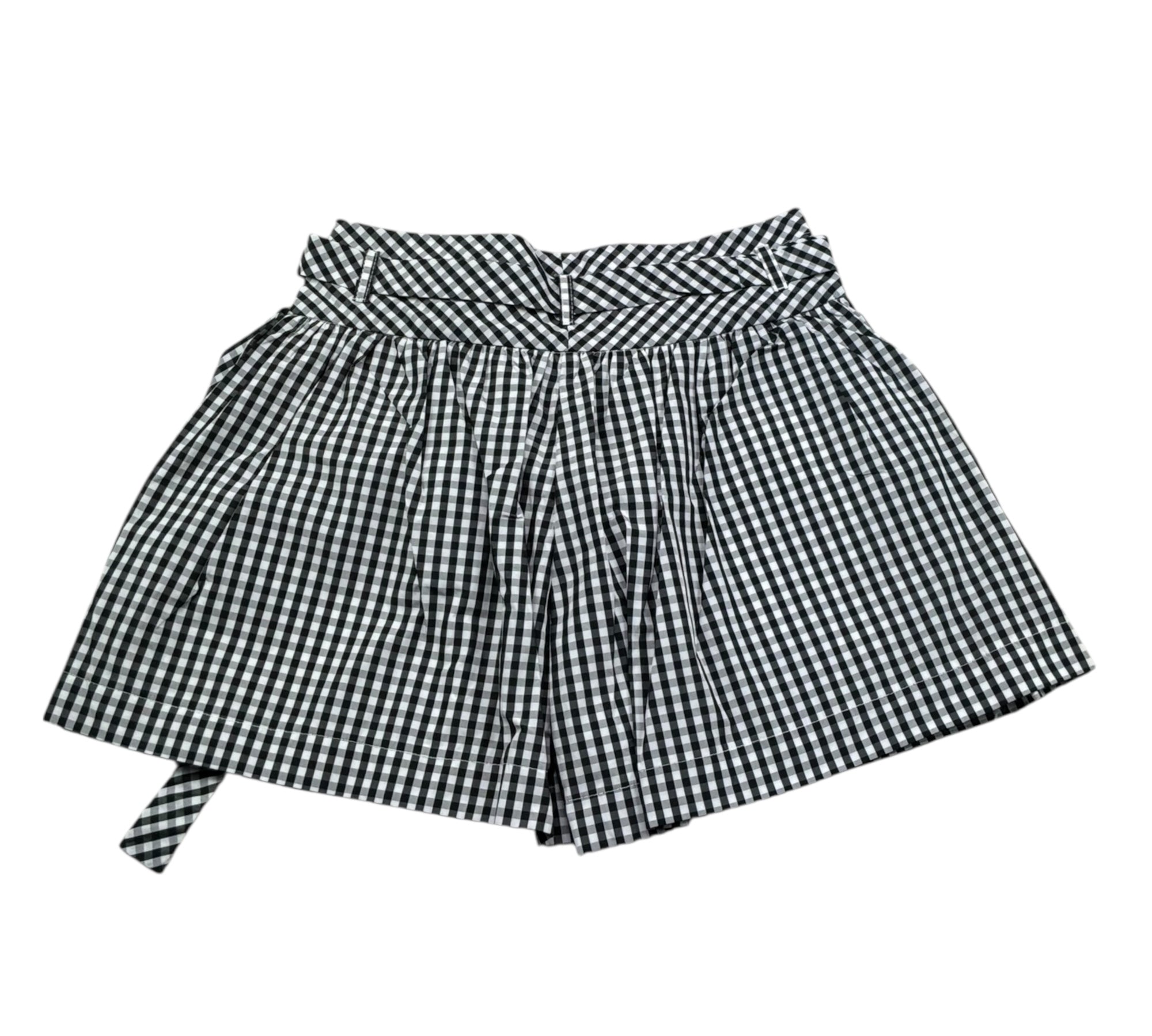 Monnalisa Short Fantasia Quadretti Bicolore per Bambina 177404 BIANCO/NERO MONNALISA 