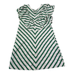 Monnalisa Abito Mezza Manica Fantasia A Righe per Bambina 177903 VERDE MONNALISA 