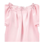 Monnalisa Camicia Mezza Manica Tinta Unita per Bambina 17E300J ROSA MONNALISA 