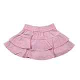 Monnalisa short Tinta Unita con Balze per Bambina 17E701X ROSA MONNALISA 