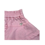 Monnalisa short Tinta Unita con Balze per Bambina 17E701X ROSA MONNALISA 