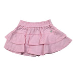 Monnalisa short Tinta Unita con Balze per Bambina 17E701X ROSA MONNALISA 