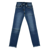 Monnalisa Jeans Tinta Unita con Brillantini per Bambina 191405R4 BLU MONNALISA 