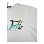 Monnalisa T-Shirt Girocollo Tinta Unita con Stampa per Bambino 253609 BIANCO MONNALISA 