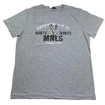 Monnalisa T-Shirt Girocollo Tinta Unita con Stampa per Bambino 255604 GRIGIO MONNALISA 