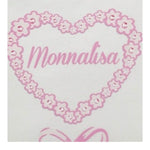 Monnalisa Coperta Tinta Unita con Stampa per Neonata 35D002 BIANCO MONNALISA 