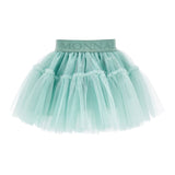 Monnalisa Gonna Tinta Unita In Tulle per Neonata 37EGON VERDE MONNALISA 