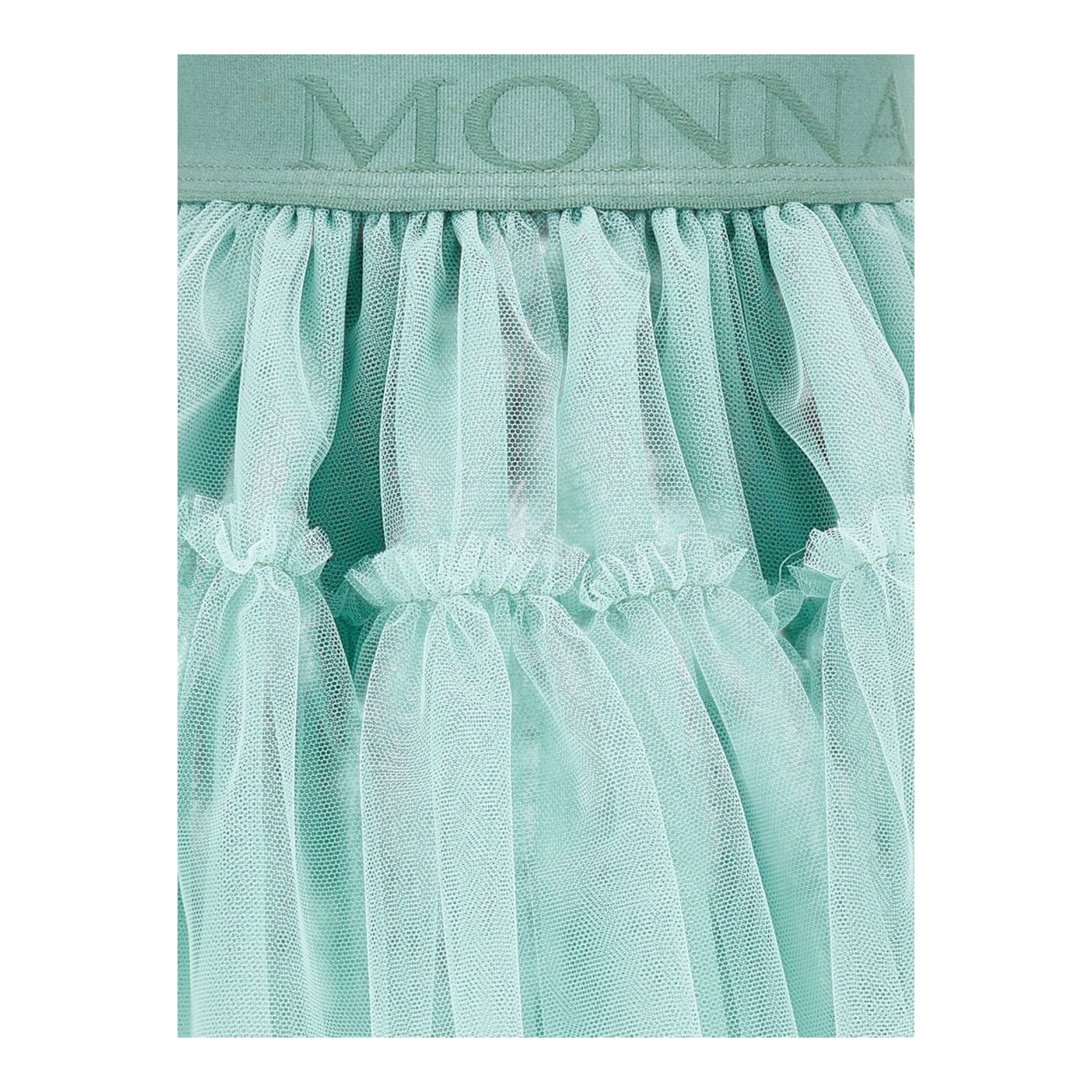 Monnalisa Gonna Tinta Unita In Tulle per Neonata 37EGON VERDE MONNALISA 