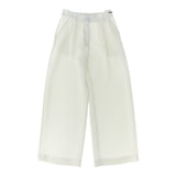 Monnalisa Pantalone Tinta Unita con Elastico In Vita per Bambina 71E401 BIANCO MONNALISA 