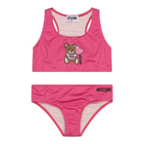 Moschino Costume 2 Pezzi Top-Mutandina Tinta Unita per Bambina HAL00P FUXIA MOSCHINO 
