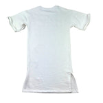 Moschino Abito Felpa Tinta Unita Girocollo con Stampa per Bambina HDV0HU BIANCO MOSCHINO 