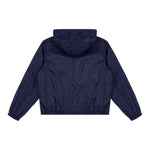 Moschino Giubbino Tinta Unita con Zip E Cappuccio per Bambino HMS04G BLU MOSCHINO 