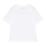 Moschino T-Shirt Girocollo Tinta Unita con Stampa per Bambino HPM050 BIANCO MOSCHINO 