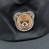Moschino Cappello Modello Berretto Tinta Unita con Stampa per Bambino HPX002 NERO MOSCHINO 
