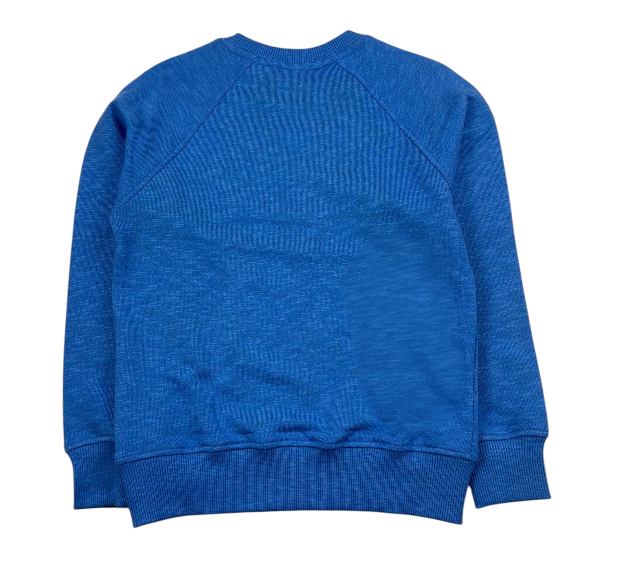 Moschino Felpa Chiusa Girocollo Tinta Unita con Logo per Bambino HUF09M BLU MOSCHINO 