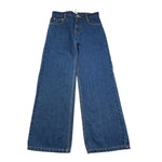 Moschino Jeans Tinta Unita Modello A Palazzo per Bambina HUP08V BLU MOSCHINO 