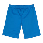 Moschino Bermuda tinta unita con Logo Blu per Bambino HUQ01OX BLU MOSCHINO 