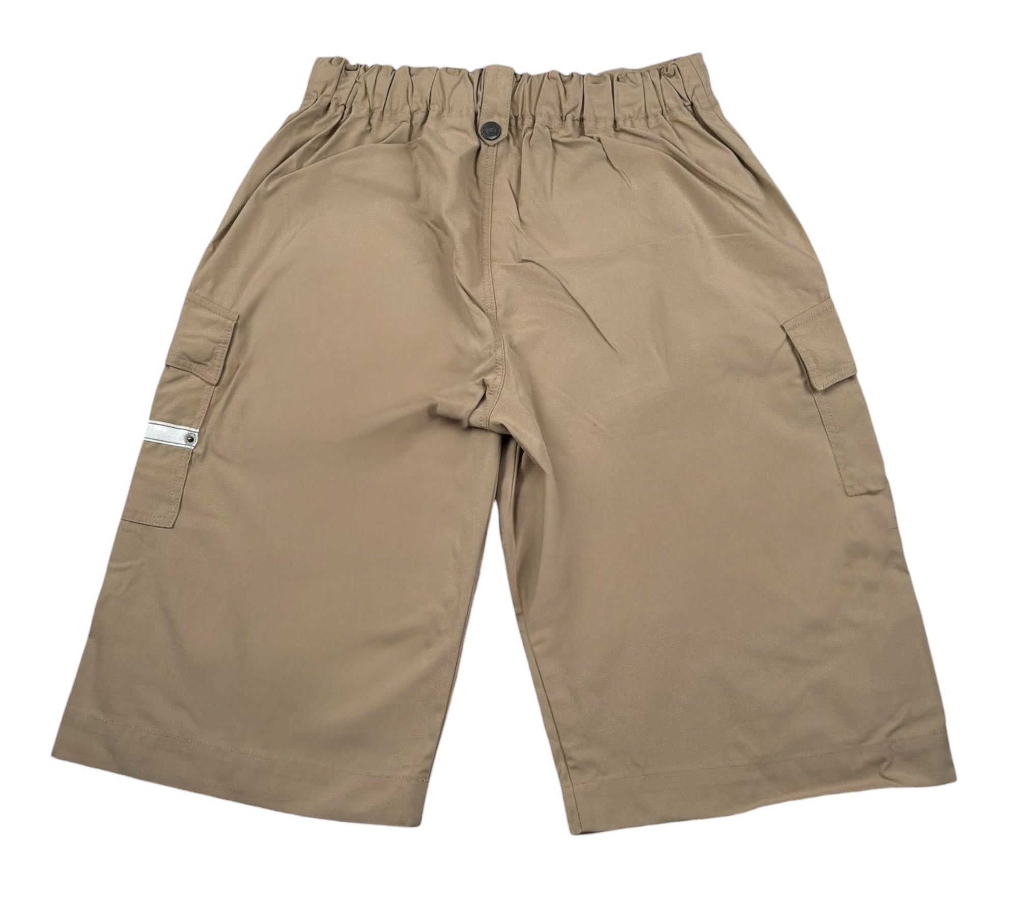 Moschino Bermuda Tinta Unita con Elastico In Vita per Bambino HUQ02C BIEGE MOSCHINO 