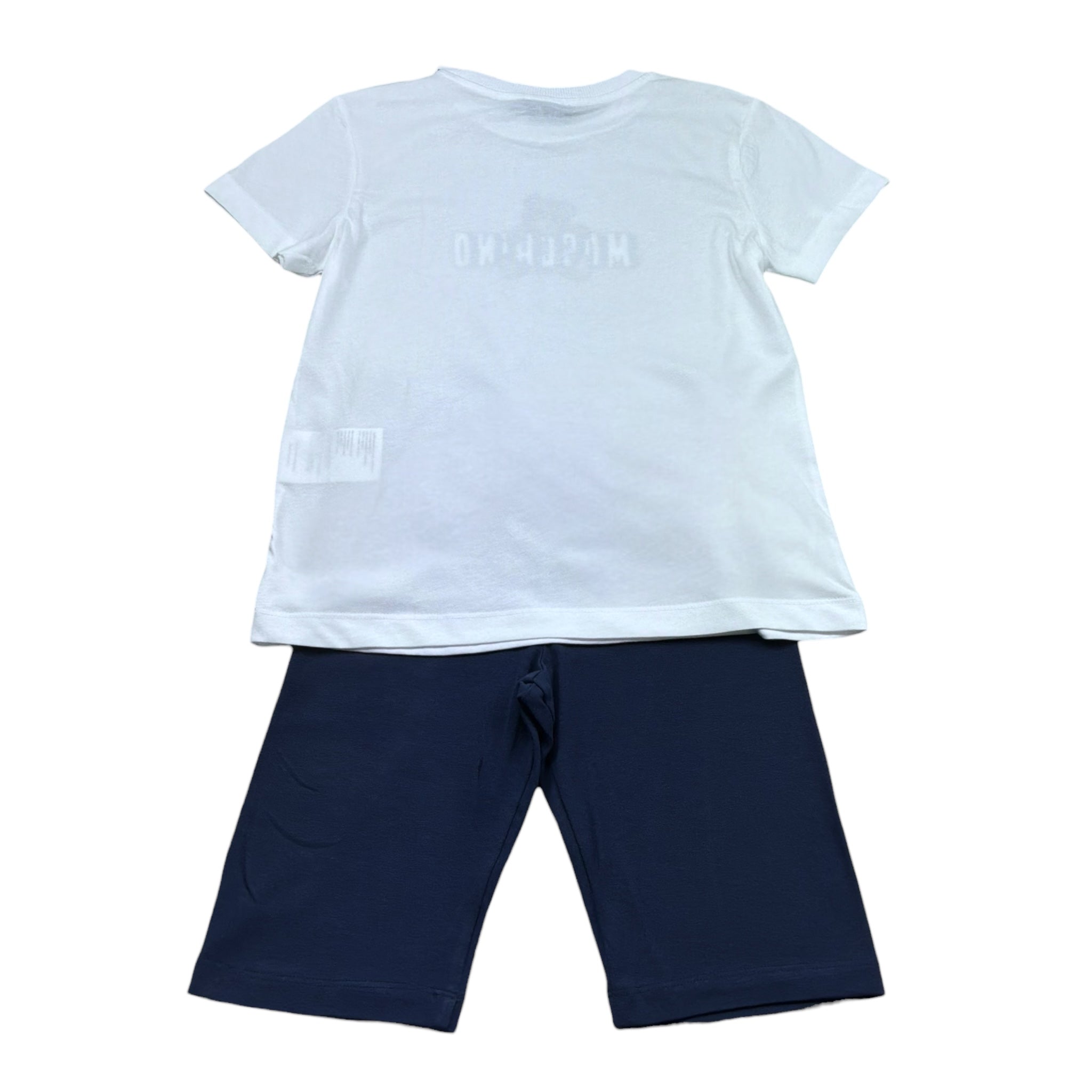 Moschino Completo 2 Pezzi T-Shirt-Leggins per Bambina HZM0588 BIANCO MOSCHINO 
