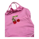 Moschino Costume Intero Tinta Unita con Stampa per Neonata MBL00G ROSA MOSCHINO 