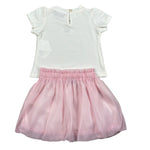 Moschino Completo 2 T-Shirt-Gonne per Neonata MDG01S BIANCO/ROSA MOSCHINO 