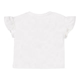 Moschino T-Shirt Girocollo Tinta Unita con Stampa Orso per Neonata MDM03 BIANCO MOSCHINO 