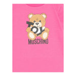 Moschino Abito Girocollo Tinta Unita con Stampa per Bambina MDV0C9XXXXJ FUXIA MOSCHINO 