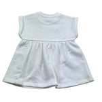 Moschino Abito Girocollo Tinta Unita con Stampa per Neonata MDV0DF BIANCO MOSCHINO 