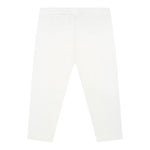 Moschino Leggins Tinta Unita con Stampa per Neonata MEP032L BIANCO MOSCHINO 