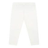 Moschino Leggins Tinta Unita con Stampa per Neonata MEP032L BIANCO MOSCHINO 