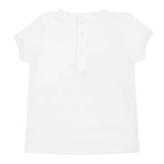 Moschino T-Shirt Girocollo Tinta Unita con Orso per Neonato MNM047X BIANCO MOSCHINO 
