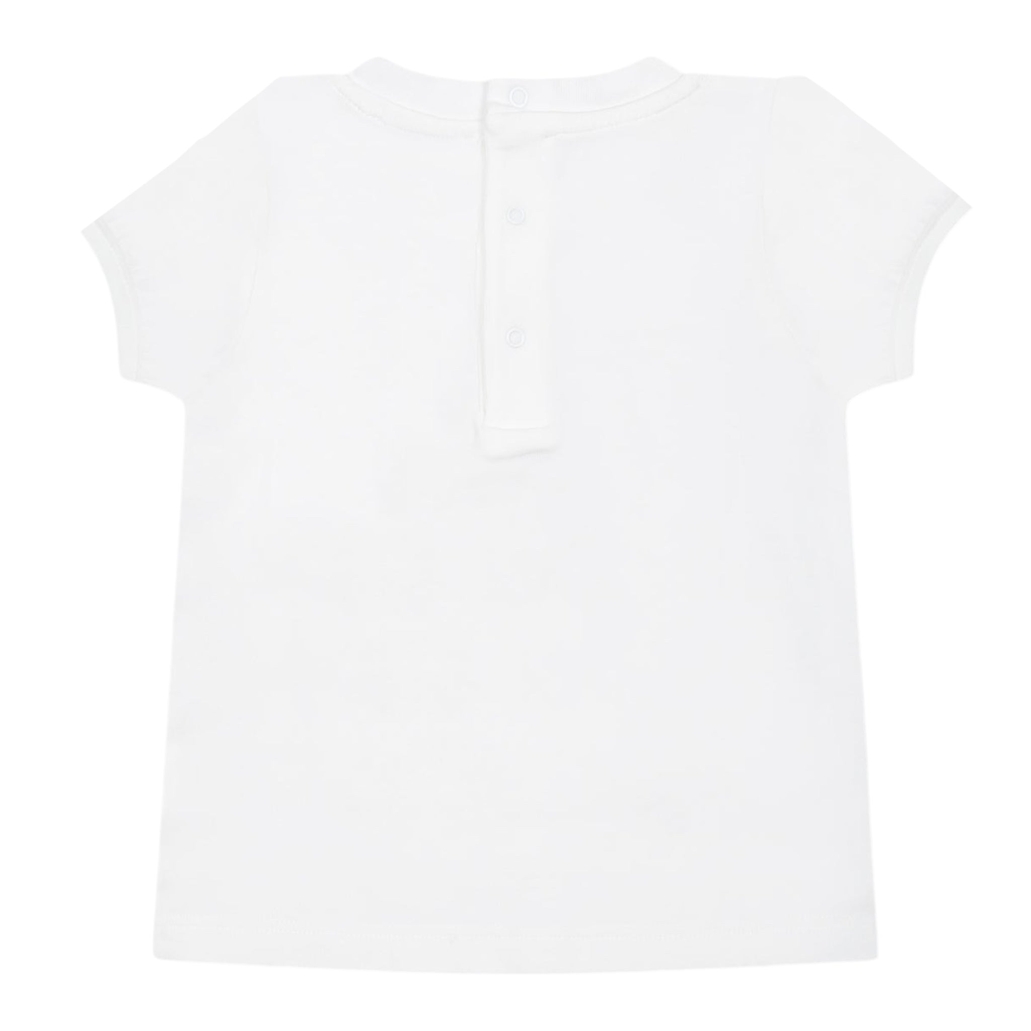 Moschino T-Shirt Girocollo Tinta Unita con Orso per Neonato MNM047X BIANCO MOSCHINO 