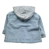 Moschino Giubbino In Denim con Cappuccio per Neonato MUA00A AZZURRO MOSCHINO 