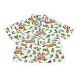 Moschino Camicia Mezza Manica Tinta Unita con Stampa per Neonato MUC01L BIANCO MOSCHINO 