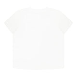 Moschino T-Shirt Girocollo Tinta Unita con Stampe In Contrasto per Neonato MUM04FX BIANCO MOSCHINO 