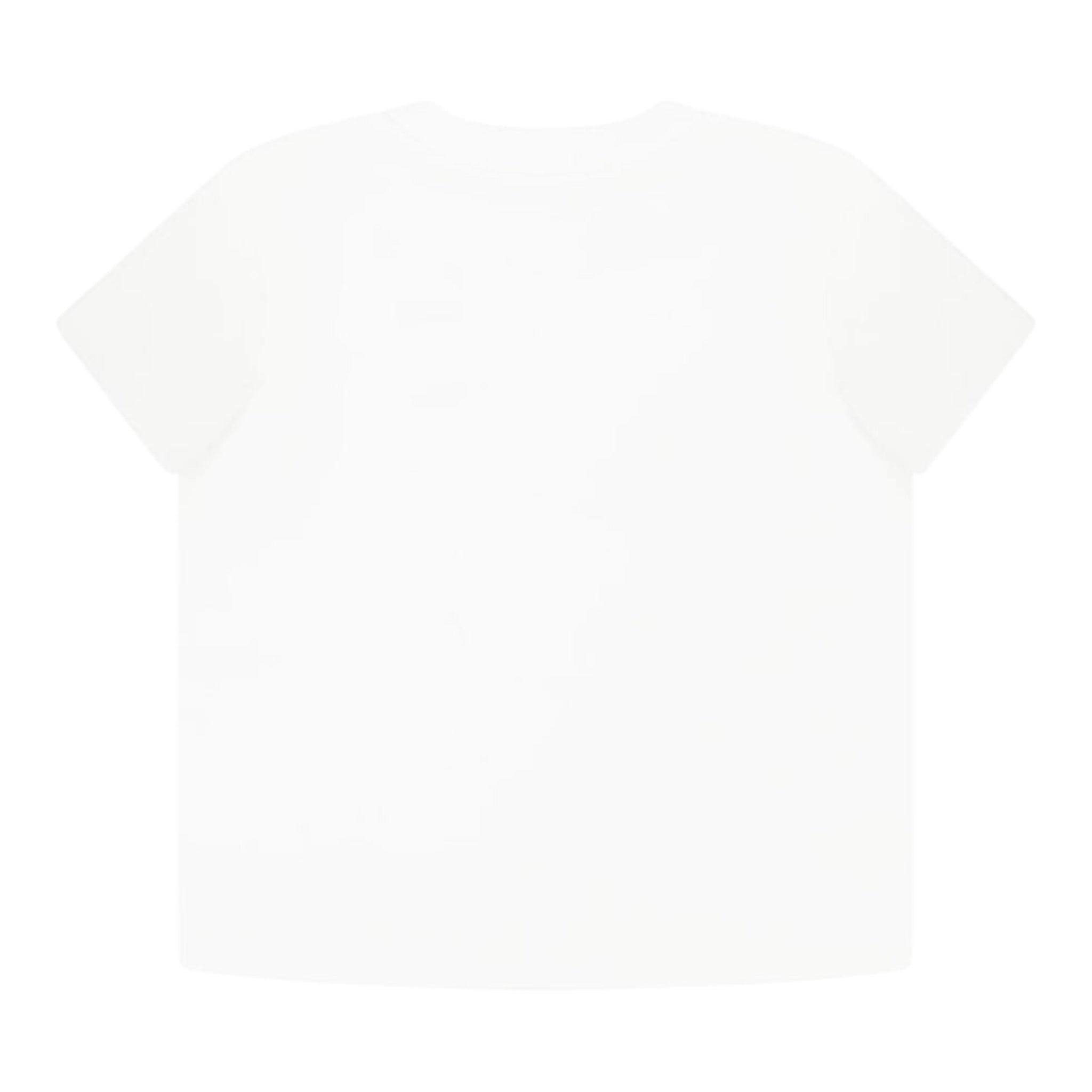 Moschino T-Shirt Girocollo Tinta Unita con Stampe In Contrasto per Neonato MUM04FX BIANCO MOSCHINO 