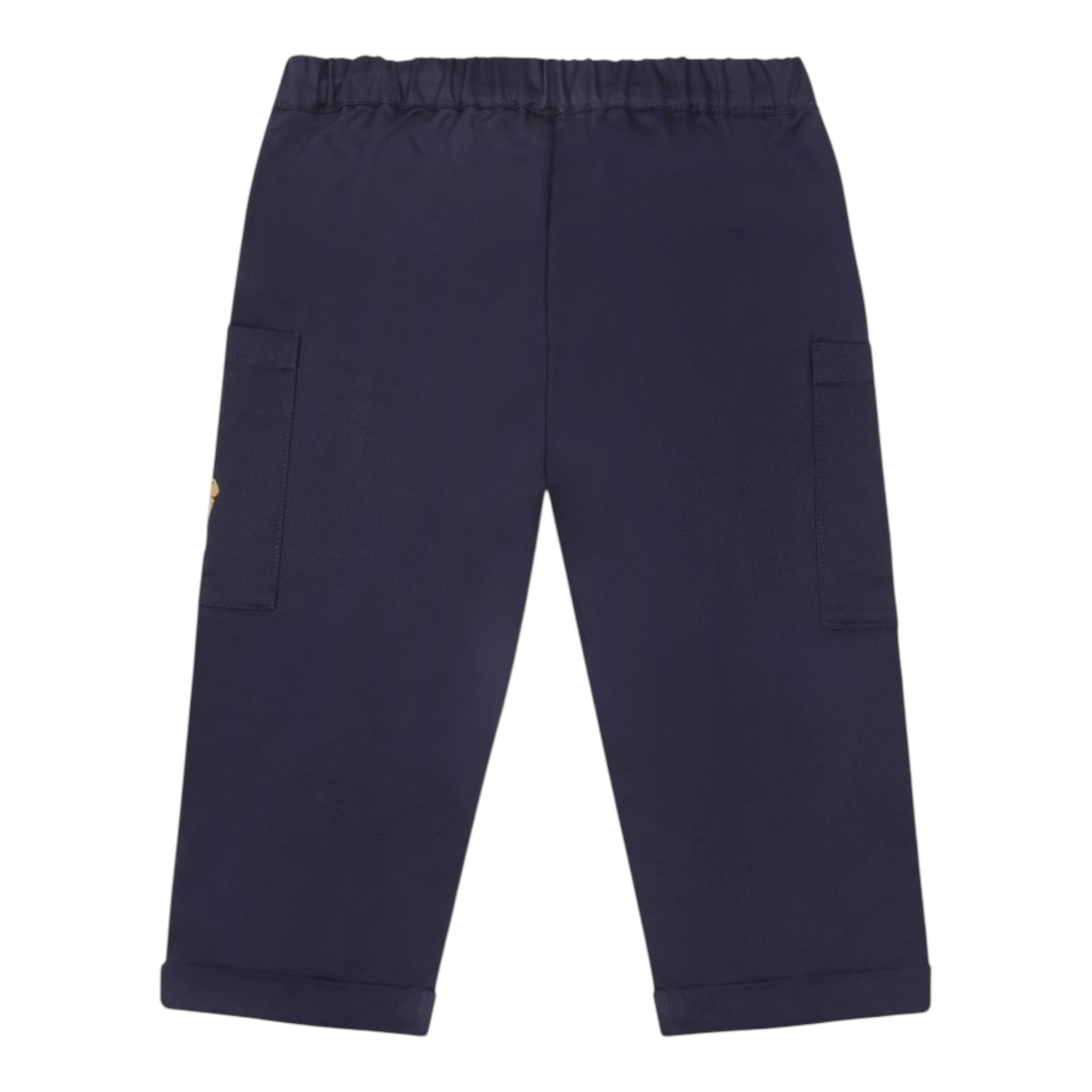 Moschino Pantalone Tinta Unita con Elastico In Vita per Neonato MUP05CN BLU MOSCHINO 