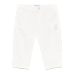 Moschino Pantalone Fantasia A Righe per Neonato MUP05N BIANCO/BEIGE MOSCHINO 